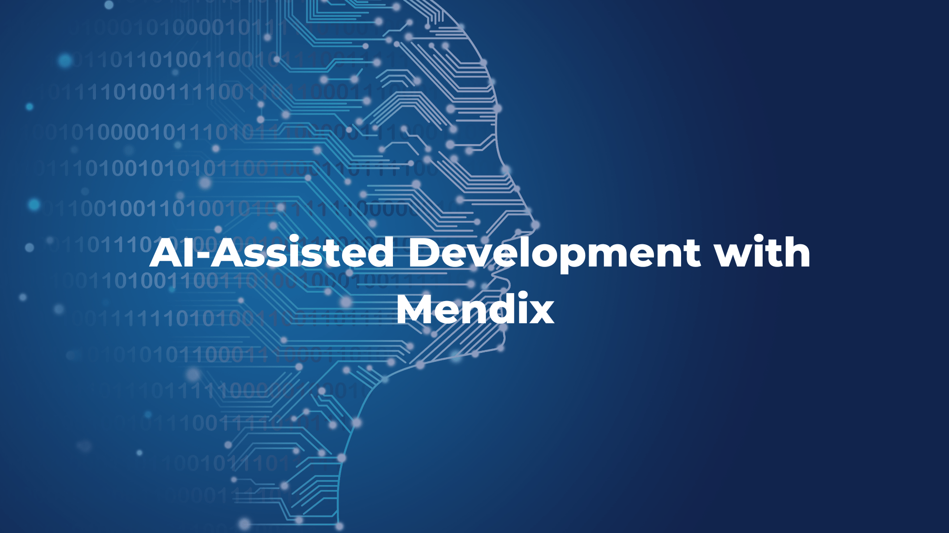 AI-assisted development with Mendix 